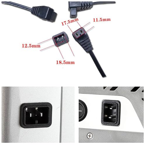 Image of Power Cord for Automotive Car Refrigerator Cooler Freezer Alpicool Bodega Dometic Mobicool Iceco 12 /24V 23A DC 3m