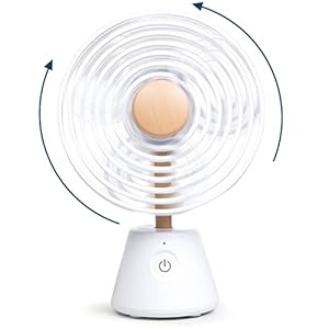 Mindsight Calming Office Decor Touch-Activated Kinetic ‘Ripple’ Motion Stress Relief & Mindfulness Tool for Home and Office Simple Meditation Aid – Pause & Reset (Cloud White)