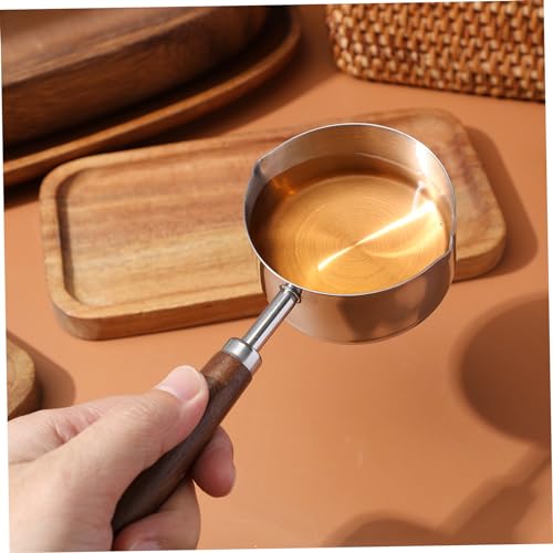 Portable Sauce Pan with Ergonomic Handle Small Oil Pot for Heating Milk Water and Oil for Home and Restaurant Use - Thumbnail 6