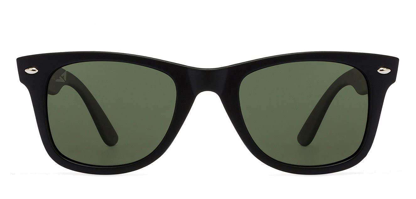 VINCENT CHASE EYEWEAR By Lenskart | Full Rim Square Branded Latest and Stylish Sunglasses | Polarized and 100% UV Protected | Men & Women | Large | VC 5147/P Black Frame/Green Lens - Pack of 1 - Image 9 thumbnail