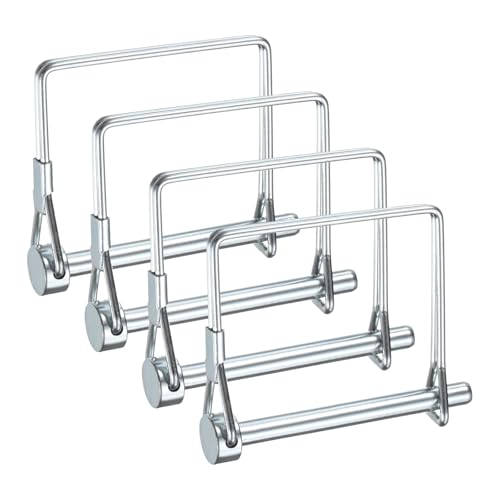 M METERXITY 4-Pack Trailer Coupler Pin, 0.24" Diameter 2.36" Long