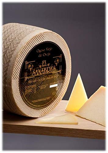Medio queso de El Sanabrés puro de oveja 1,5 kg. aproximadamente Elaborado con leche cruda de oveja.