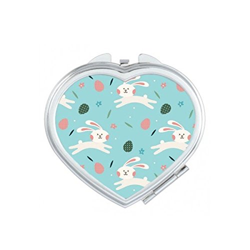 Miroir de poche Pâques mignon avec motif de lapin pour un cadeau idéal