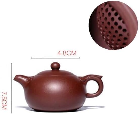 Ceramic Pot Chinese Traditional Purple Clay Teapot Coffee Pot Travel Portable Handmade Teapot Home Tea Set Tea Ceremony Accessories Loose Tea Teapot 230ML Tea P
