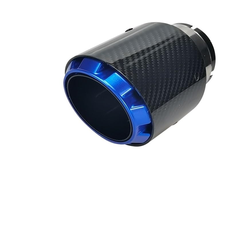 Silenciador cola de escape de fibra de carbono y diseño de bala multicolor