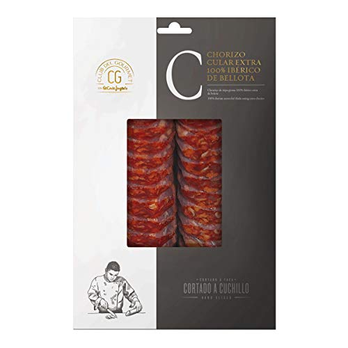 Chorizo cular 100 % ibérico extra de bellota cortado a cuchillo Club del Gourmet Cover