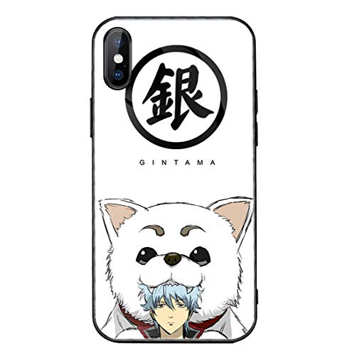 銀魂 ぎんたま 銀さん さかたぎんとき GINTAMA スマートフォン 強化 ガラス 携帯電話 携帯 ケース 鏡面ガラス ハードケース iPhoneXR IPHONE XR アイフォンXR 携帯電話ケース スマホケース アイフォン スマホカバー カバー (04）
