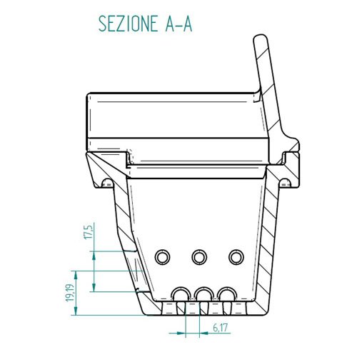 Braciere In Ghisa Per Stufa A Pellet - Crogiolo 13,6x9,2x12,1 Cm, Accessorio Per Combustione - Foto 3