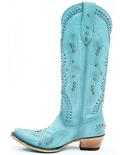 Turquoise Blaze Cossette Boot by Lane Boots4