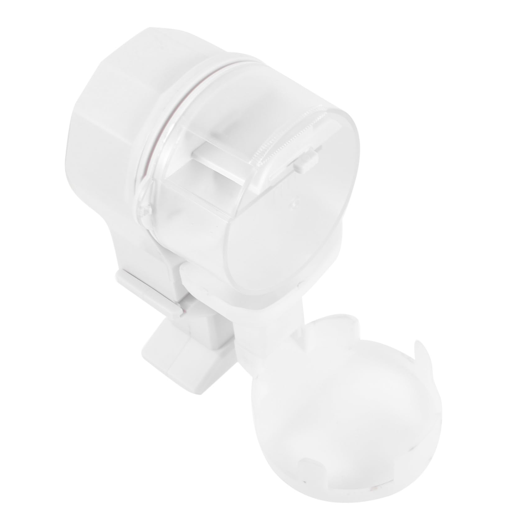 BESPORTBLE Distributore Automatico di Cibo per Tartarughe e Lucertole, Mangiatoia da 100ml in Plastica Resistente, Vassoio Stabile per Alimentazione Rettili in Terrario, Accessorio