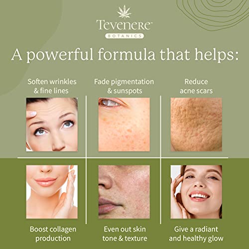 Tevenere Botanics Vitamin C Serum With Retinol And Hemp Seed Oil - Hydrates & Brightens, Daily Face Serum For Dark Spots, Fine Lines, And Wrinkles -1Oz #TOP2