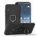 Strug for Huawei Honor 10 Lite/P Smart 2019 Case,[Tempered Glass Screen Protector] Hybrid Heavy Duty Protection Shockproof Kickstand Armor Case Cover for Huawei P Smart 2019(Black)