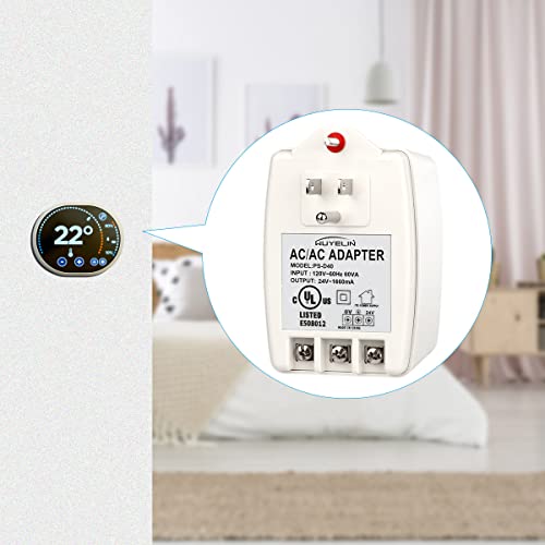 24Vac 40Va Plug In Transformer,Doorbell Transformer Compatible With All Of Doorbell，Nest, Ecobee, Sensi And Honeywell Thermostat #TOP5