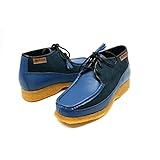 British Collection Men's Knicks Lace up Shoe, Blue/Blue, 9 M