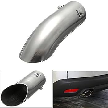 Other NEW SPORT CHROME STAINLES STEEL EXHAUST TAIL TRIM END MUFFLER TIP
