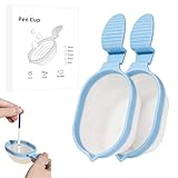 2 Urine Cups for Pregnancy Tests Collapsible Pee Cup Leak-Proof Urine Sample Cups for Home Fertility Testing
