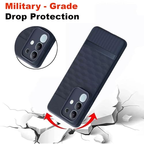 Image of Shockproof Case for Vivo T4x 5G / Y29 4G / Y31 Pro 5G / iQOO Z10x 5G | Full Camera Protection | TPU Flexible Back Cover for Vivo T4x 5G / Y29 4G / Y31 Pro 5G / iQOO Z10x 5G (Steel Blue)