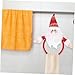 Toyvian Christmas Towel Storage Multi-use Towel Hanging Tool for Bathroom and Kitchen Lightweight Christmas Tree Decoration and Cloth Material Space-Saving Design