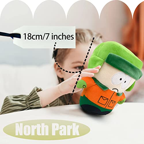 Tiralia 8'' South North Park Plush Toys, Kyle Cartman Kenny Butter Doll Doll Plush Toys,Soft Cotton Stuffed Plush Doll Toy Stuffed Ornaments Gift (Skull Kenny) #TOP4