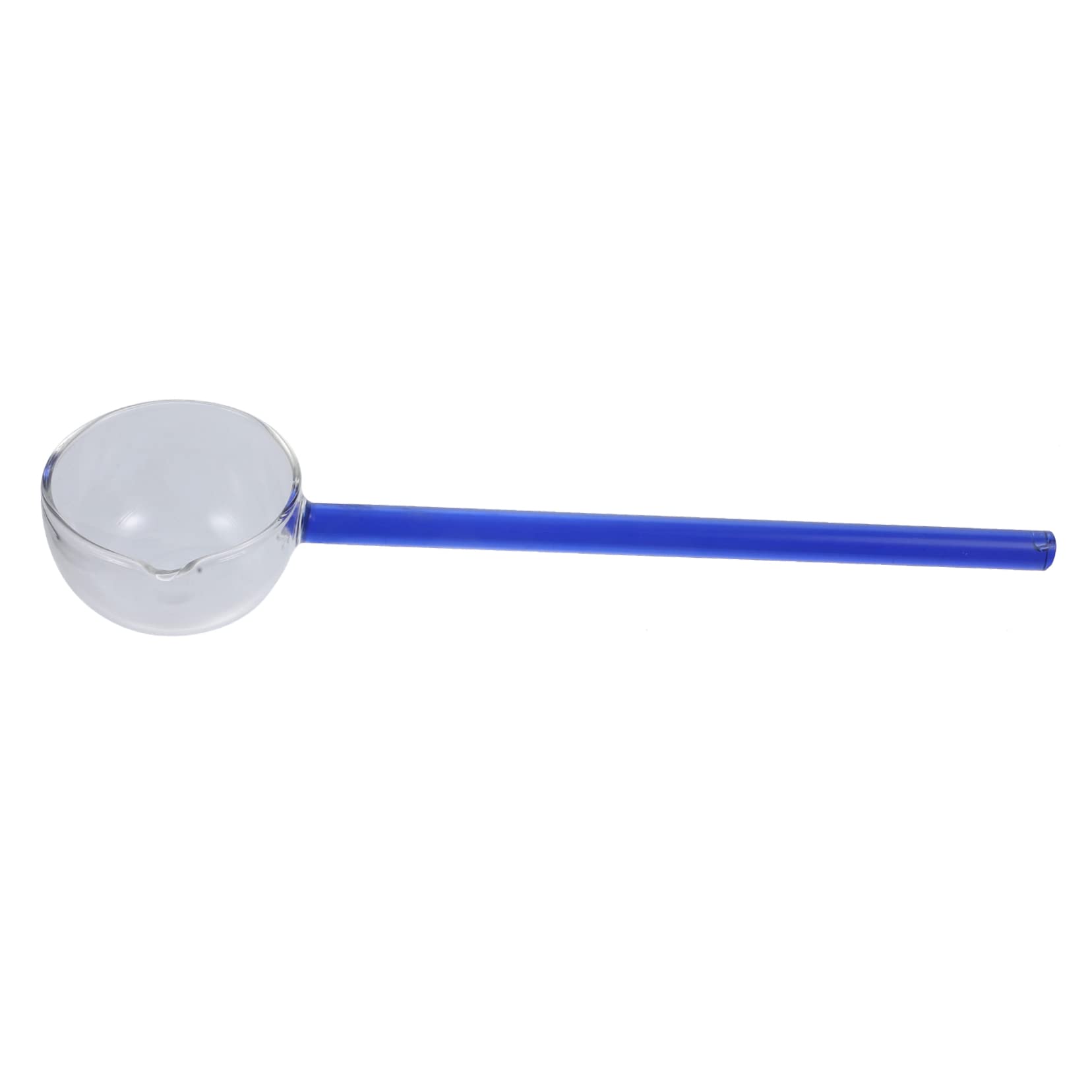 Alipis Elegant Glass Soup Spoon Coffee Scoop Delicate Dessert Spoon for Fine Dining