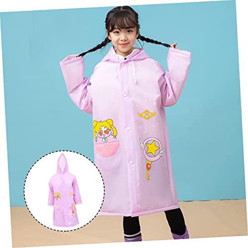 LIOOBO 3 Peças Capa De Chuva Leve Poncho Infantil Itens Essenciais De Viagem Capa De Chuva Infantil
