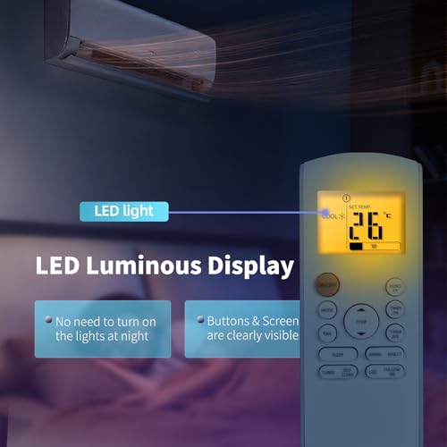 Télécommande pour climatiseur Midea pour ajuster l'air du salon - 4