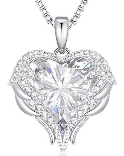 CDE Valentines Day Gifts for Women Angel Wings Necklaces for