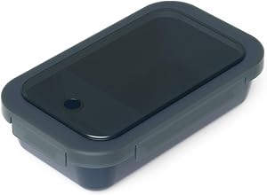 アスベル 弁当箱 パッキン一体型 ランタス WTL-800 800ml ブラック 冷凍可 抗菌 1段