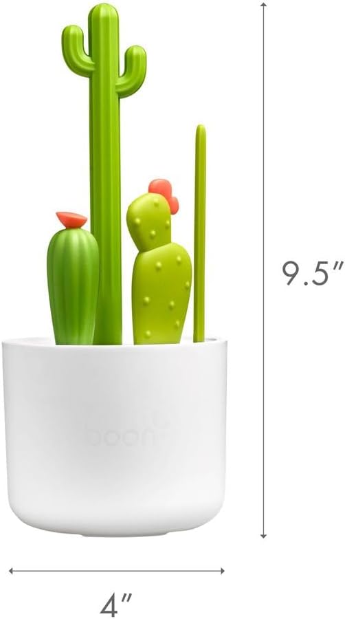 Boon Cacti Nettoyage Biberons: Set 4 Goupillons Durable et Non Toxique - Description