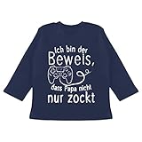 shirtee papa tasse Nerds shirts: In der Farbe Navy Blau und Größe 3/6 Monate genau das, was du gesucht hast