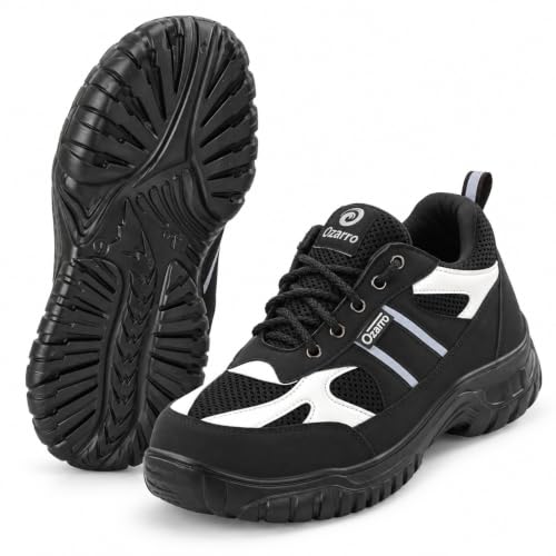 Image of Ozarro Men's Low-Top Steel Toe Work Safety Shoes