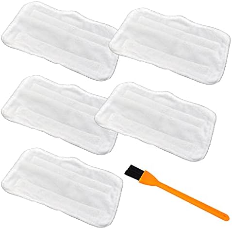 Honfa Replacement for Shark Steam Mop Pads SK460 SK140, 5 Packs Shark Microfiber Cloth Pads fit SK410 S3101 S3251SK3102 SK3251 SK435 SK435CO S3102 S3250 S1000 S1000A