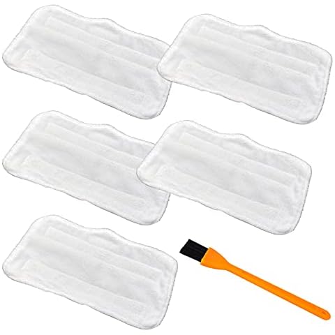 Honfa Replacement for Shark Steam Mop Pads SK460 SK140, 5 Packs Shark Microfiber Cloth Pads fit SK410 S3101 S3251SK3102 SK3251 SK435 SK435CO S3102 S3250 S1000 S1000A Cover