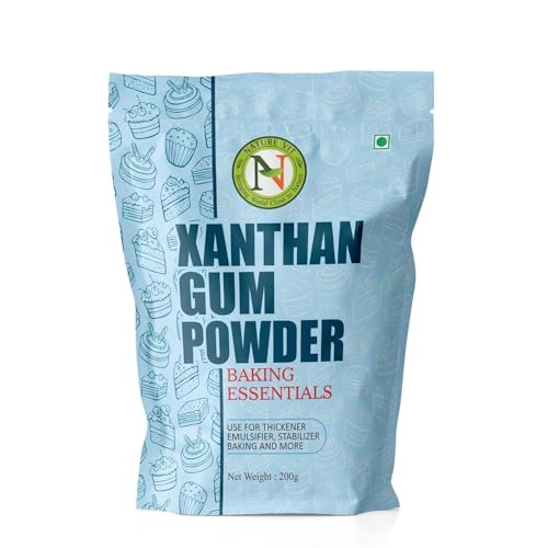 NatureVit Xanthan Gum Powder 400g | Gluten-Free Thickener & Stabilizer | Keto & Vegan Friendly | Non-GMO | Ideal for Baking, Sauces, Gravies, Dressings