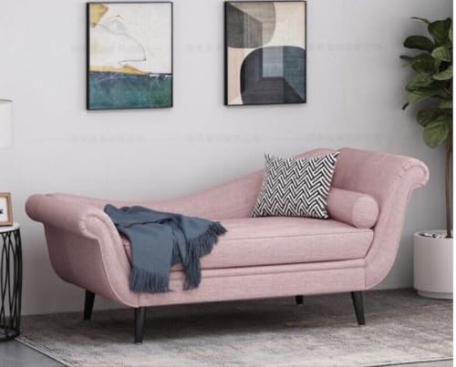 Image of Rosewood 2-Seater Settee Sofa Diwan Couch for Home and Living Room