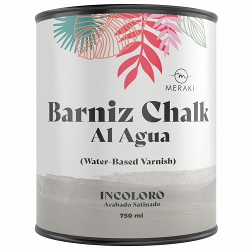 BARNIZ CHALK PAINT MERAKI, al agua SATINADO (750ML)