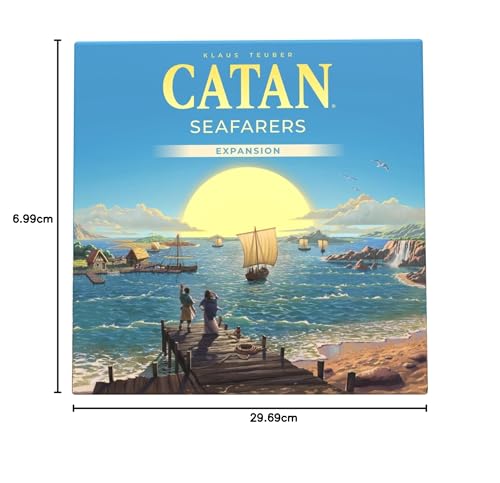 Image of CATAN Seafarers Board Game Expansion (6th Edition) Strategy Game for Kids and Adults, Ages 12+, 3-4 Players, 60 Minute Playtime, Made by Catan Studio