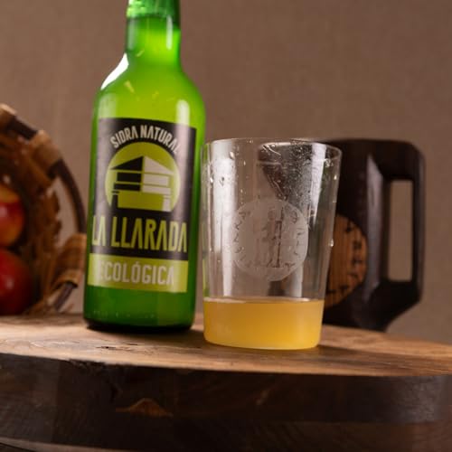 Miniatura 7 de Tierra Astur Vasos De Cristal Sidra 500 Ml Set 6 Vasos De Cristal Sidra Y Agua, Tradicionales Asturianos, Robustez Profesional