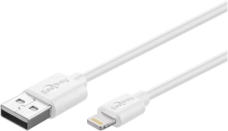 Goobay 72907 2 m Lightning Charging Cable for Apple iPhone / iPad White