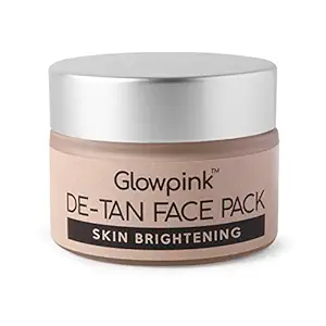 De Tan Face Pack Skin Brightening Clay Face Mask For Glowing Skin,Tan Removal, Oil Control, Prevent Acne, For Women & Men - 50g
