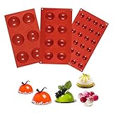 Material: moldes de silicona aptos para alimentos, duraderos y fáciles de usar, el material flexible hace que sea fácil de limpiar y almacenar.