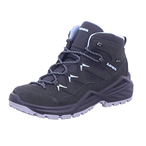 LOWA Damen Wanderschuhe Sirkos Evo GTX Mid 320801 Anthrazit/Eisblau 38