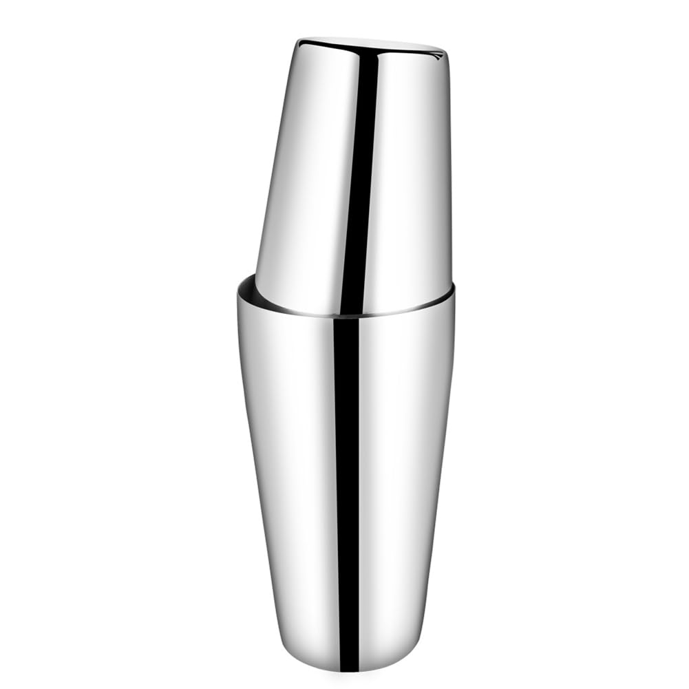CTRLZS Bar Shakers, Gold/Silver Boston 850/550ml Cocktail Shaker Stainless Steel Mixer Bartender Tools Silver
