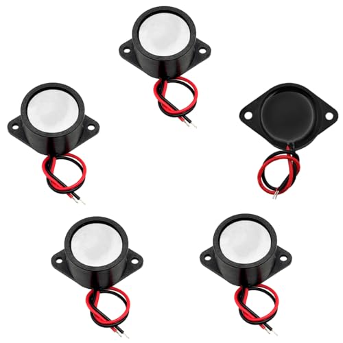 5PCS DC12V 2616 Active Piezoelectric Buzzer Sealed Waterproof Electronic Buzzer Alarm Sounder Continuous for DIY Electronic Equipment