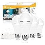 A19 Rechargeable Light Bulbs Emergency Light Bulb for Power Outages, Led Bulb 60 Watt Equivalent, 5000K Daylight Self-Charging Light Bulb 1200mAh Battery Backup Light Bulbs for Daily, Emergency Use