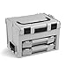 Price comparison product image Bosch Sortimo Ls Boxx 306 | Incl. I-Boxx 72 H3 & I-Boxx 72 I3 in Light Grey | Professional Empty Tool Case | Tool Box Empty Plastic