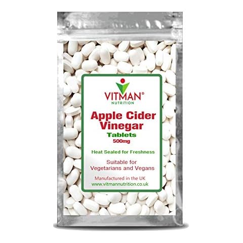 Raw Apple Cider Vinegar Optimal Tablets 1500mg Per Serving, 90 Natural Vegan Tablets, Made from UK Grown Apples with The Mother, Keto Diet (30 Days Supply) Cover