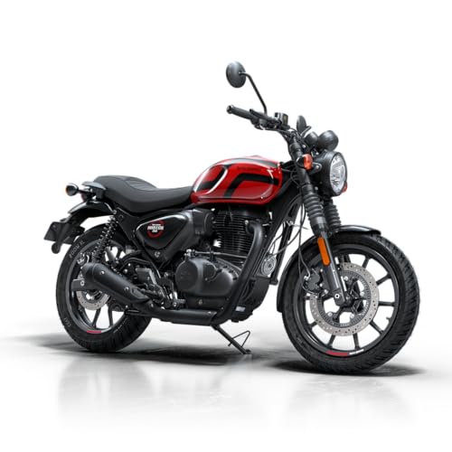 Image of Royal Enfield Hunter 350 with Disc & Alloy Wheels Motorcycle (London Red) Booking for Ex-Showroom Price