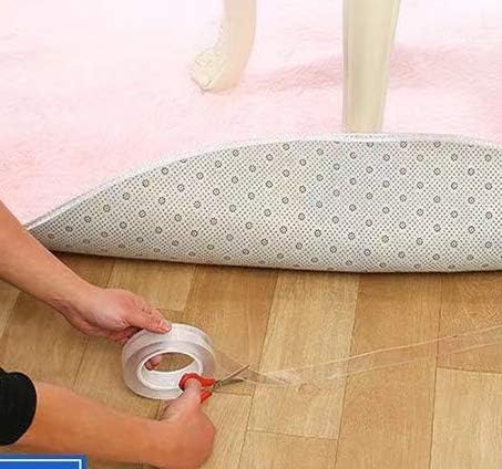 Miniatura 4 de Nano Magic - Cinta adhesiva de doble cara (gel invisible, antideslizante, lavable y resistente a la intemperie)