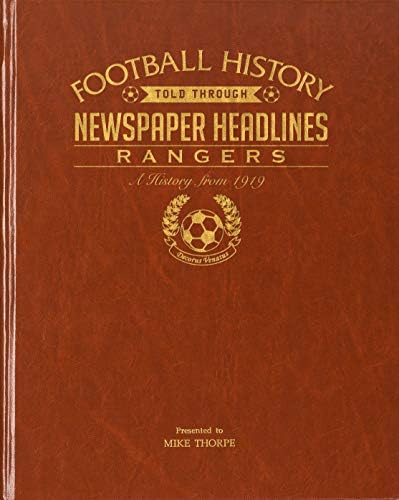 Signature Gifts Premium Personalised Football Newspaper Book